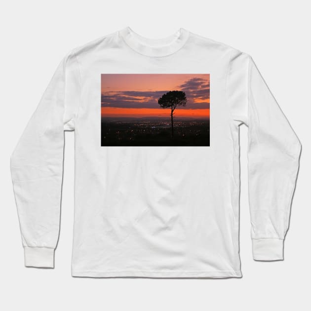 Poole & Purbeck Sunset Long Sleeve T-Shirt by RedHillDigital